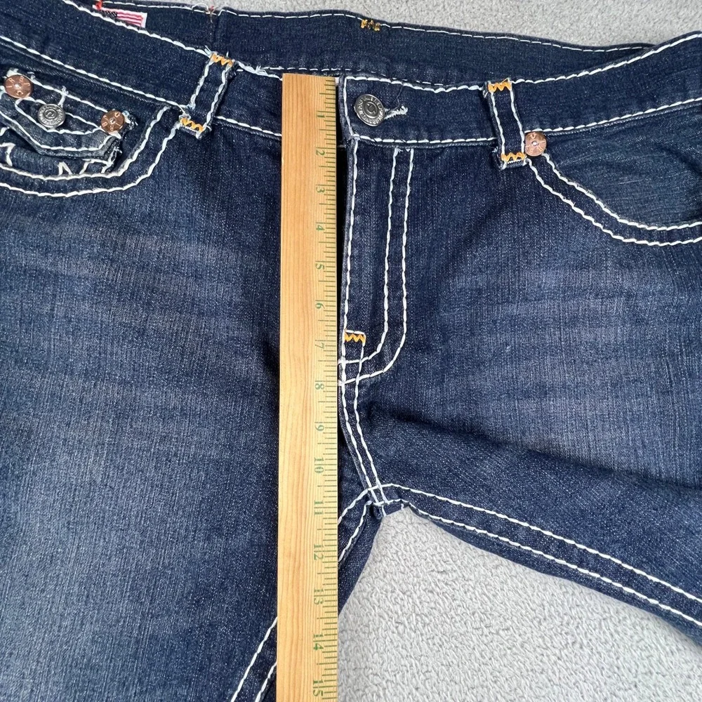 True Religion‎ Joey Super T Jeans Mens 40 Blue Contrast Stitch Made in USA Y2K
